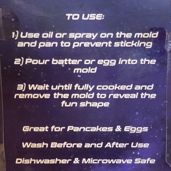 Buzz Lightyear Silicone Breakfast Molds 3 Pk Pancake Eggs Disney Pixar Toy Story - Picture 4 of 4